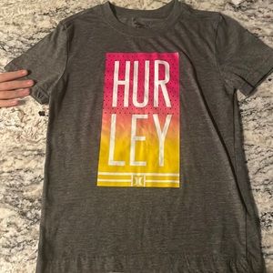 Boys grey Hurley shirt, worn 2 times